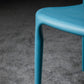 Plastic Modern Dining Chair Open Back Dining Side Chair for Kitchen