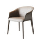 Modern Style Arm Chair Metal Solid Back Dining Room Chair for Kitchen