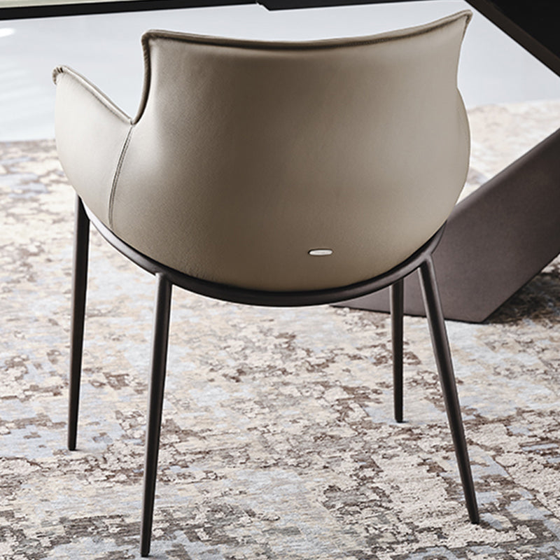 Sedia a braccio industriale in metallo sedia sala da pranzo solido sterzo per cucina