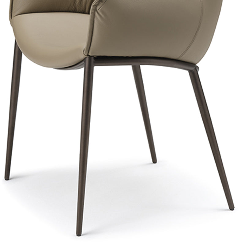 Sedia a braccio industriale in metallo sedia sala da pranzo solido sterzo per cucina