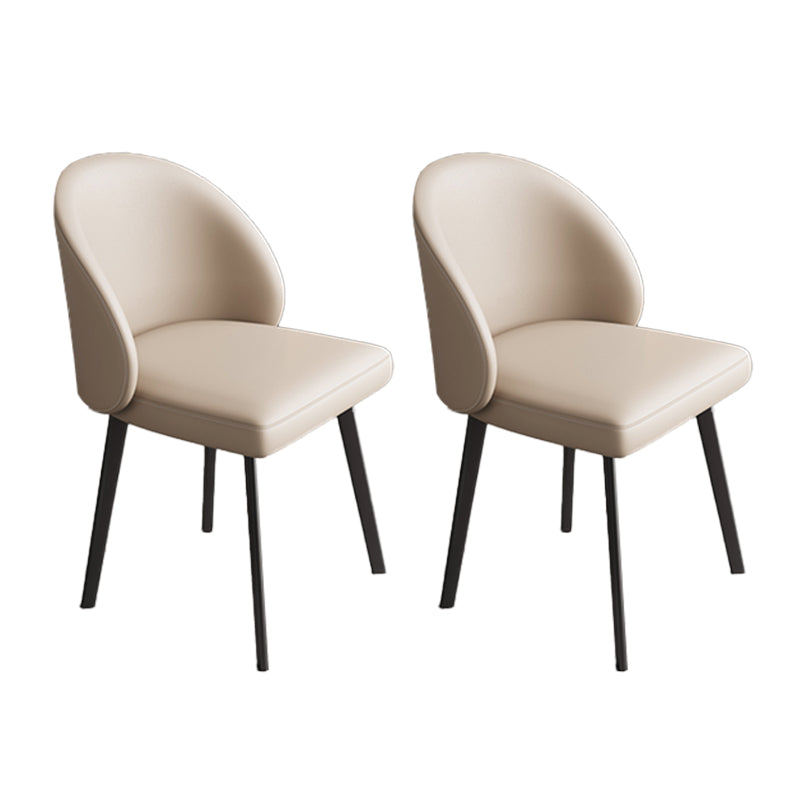 Seitstuhl für industriellen Stil solide Rückenmetall Esszimmerstuhl für Küche