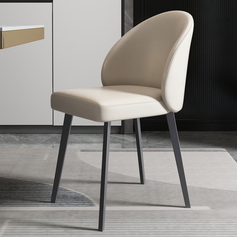 Seitstuhl für industriellen Stil solide Rückenmetall Esszimmerstuhl für Küche