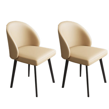 Seitstuhl für industriellen Stil solide Rückenmetall Esszimmerstuhl für Küche