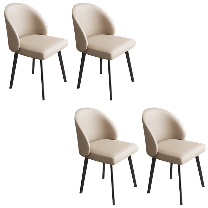 Seitstuhl für industriellen Stil solide Rückenmetall Esszimmerstuhl für Küche