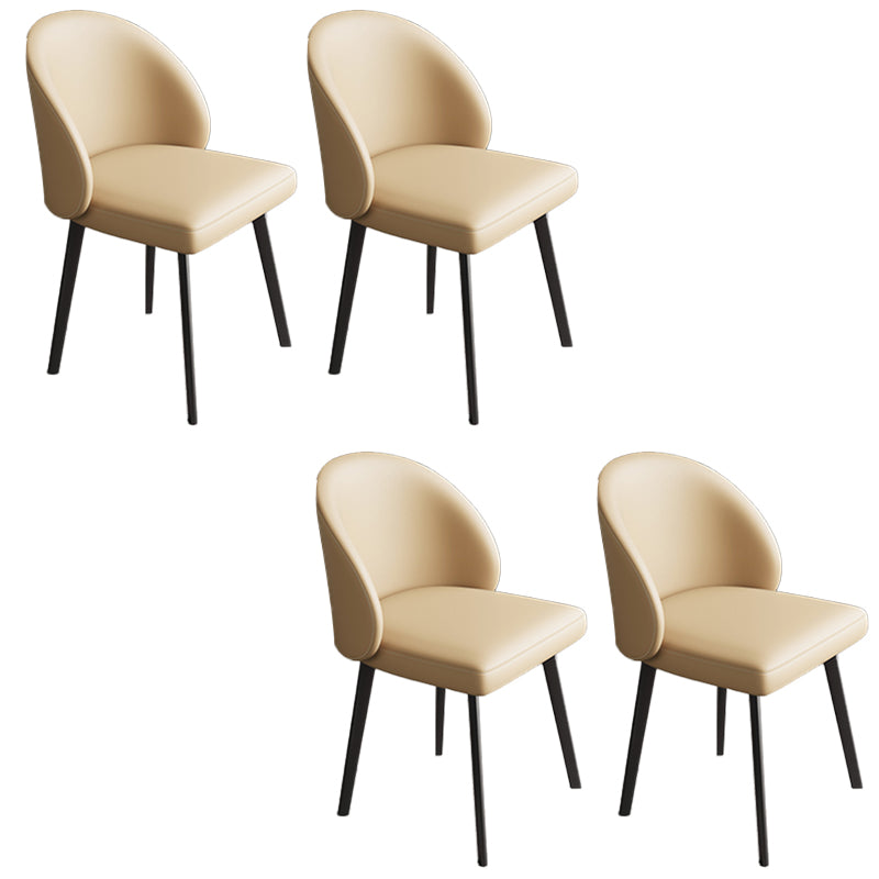 Seitstuhl für industriellen Stil solide Rückenmetall Esszimmerstuhl für Küche