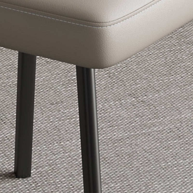 Seitstuhl für industriellen Stil solide Rückenmetall Esszimmerstuhl für Küche