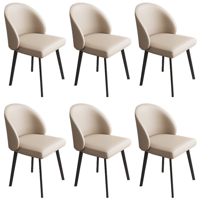 Seitstuhl für industriellen Stil solide Rückenmetall Esszimmerstuhl für Küche