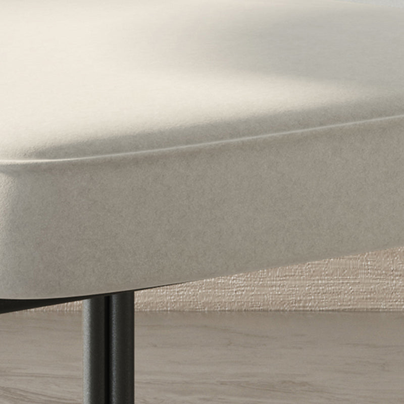 Silla lateral de estilo industrial Silla de comedor de metal de espalda para el hogar