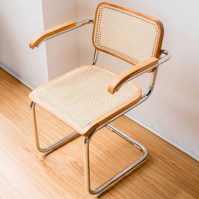 モダンなスタイルの椅子メタルオープンバックダイニングルームキッチンの椅子