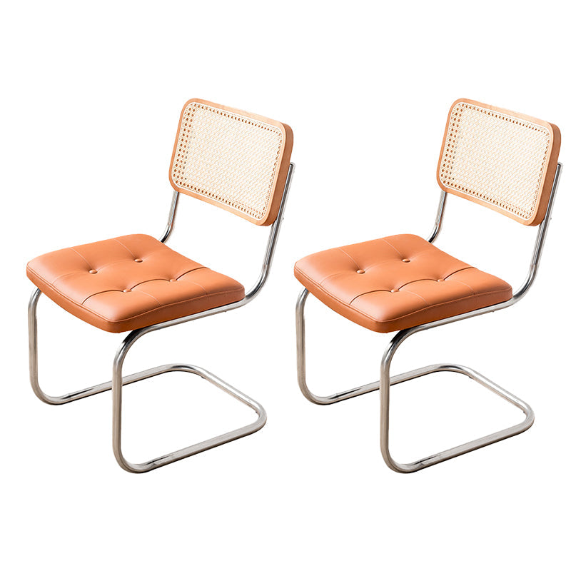 Moderne stijl stoel metalen open rug eetkamerstoel voor keuken