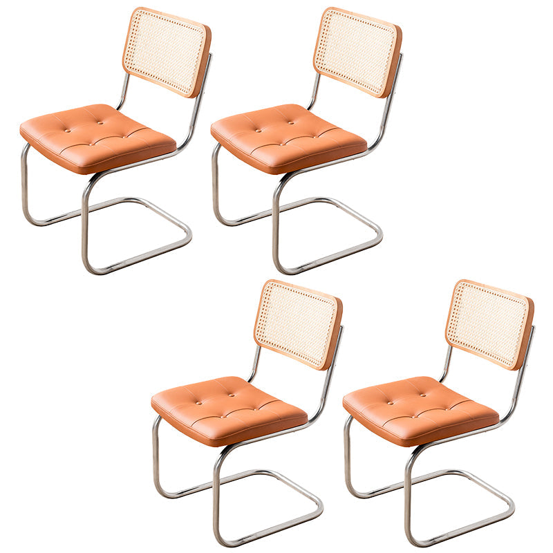 モダンなスタイルの椅子メタルオープンバックダイニングルームキッチンの椅子