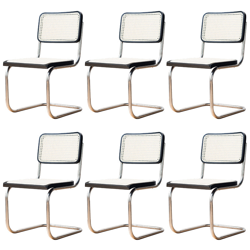 モダンなスタイルの椅子メタルオープンバックダイニングルームキッチンの椅子