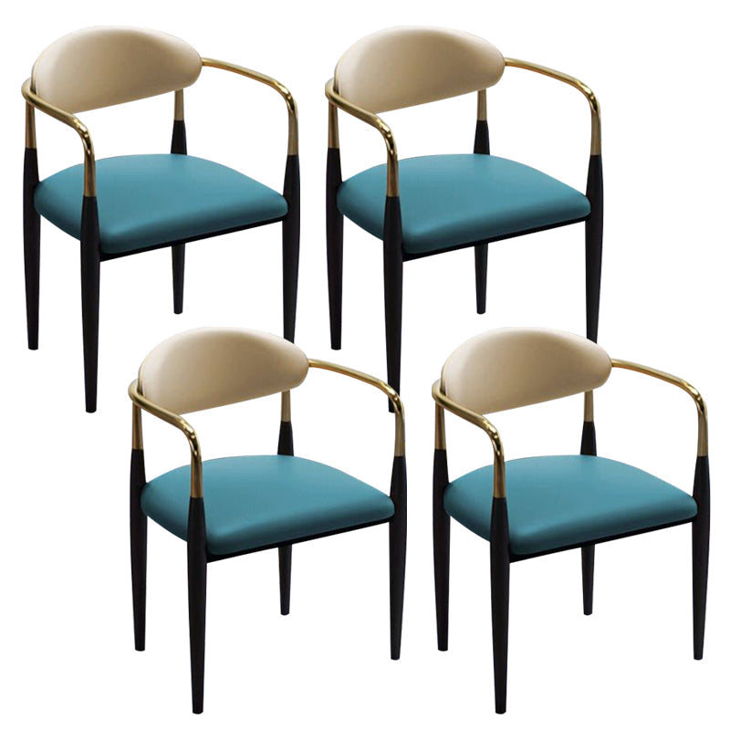 Set di set da pranzo a glam in pelle finta 20,9 ".