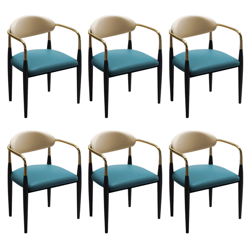 Set di set da pranzo a glam in pelle finta 20,9 ".