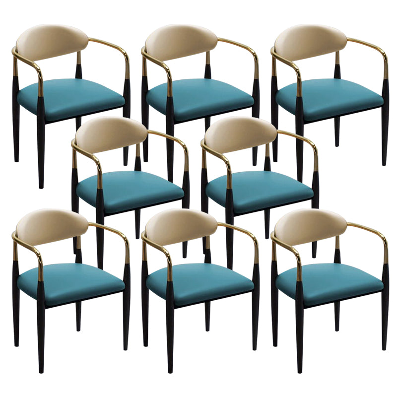 Set di set da pranzo a glam in pelle finta 20,9 ".