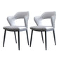 Sedia laterale in stile moderno in metallo set da pranzo aperto set laterale