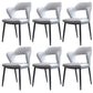 Metal Modern Style Side Chair Open Back Dining Side Chair Set