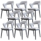 Metal Modern Style Side Chair Open Back Dining Side Chair Set