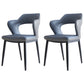 Metal Modern Style Side Chair Open Back Dining Side Chair Set