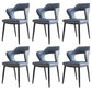Metal Modern Style Side Chair Open Back Dining Side Chair Set