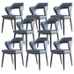 Metal Modern Style Side Chair Open Back Dining Side Chair Set