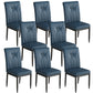 Leather Dining Chair Upholstered Home Dining Armless Side Chair