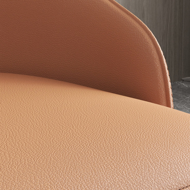 Faux Leather Modern Dining Chairs Parsons Arm Chair for Dining Room Clearhalo 'Dining Chairs' 'Dining Tables & Seating' 'dining_chair' 'furn' 'furn_dining_chair' 'Furniture' 'Kitchen & Dining Furniture' 6750745