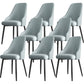 Faux Leather Modern Dining Chairs Parsons Arm Chair for Dining Room Blue 8 Piece Set Clearhalo 'Dining Chairs' 'Dining Tables & Seating' 'dining_chair' 'furn' 'furn_dining_chair' 'Furniture' 'Kitchen & Dining Furniture' 6750757