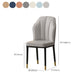 Faux Leather Side Chair Wingback Armless Chair for Dining Room Clearhalo 'Dining Chairs' 'Dining Tables & Seating' 'dining_chair' 'furn' 'furn_dining_chair' 'Furniture' 'Kitchen & Dining Furniture' 6750914