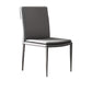 Kitchen Armless Metal Dining Chairs Home Side Chair with Upholstered