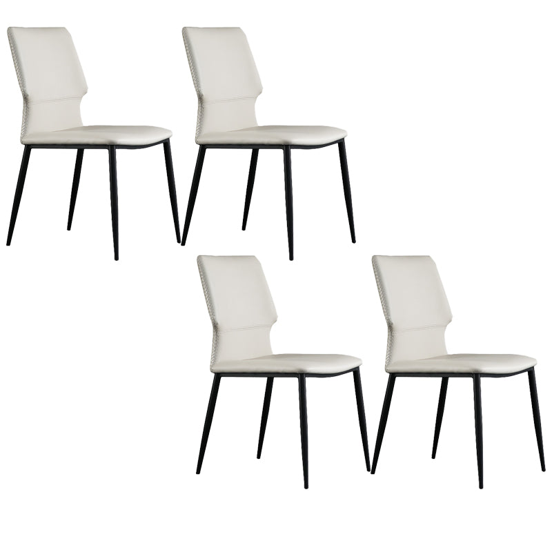 Industriële wingback eetkamerstoel eetkamer dinerkamer indoor armloze stoel