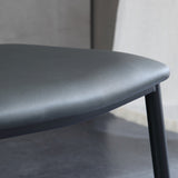 Industrial Wingback Dining Side Chair Dining Room Indoor Armless Chair