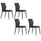 Industrial Wingback Dining Side Chair Dining Room Indoor Armless Chair
