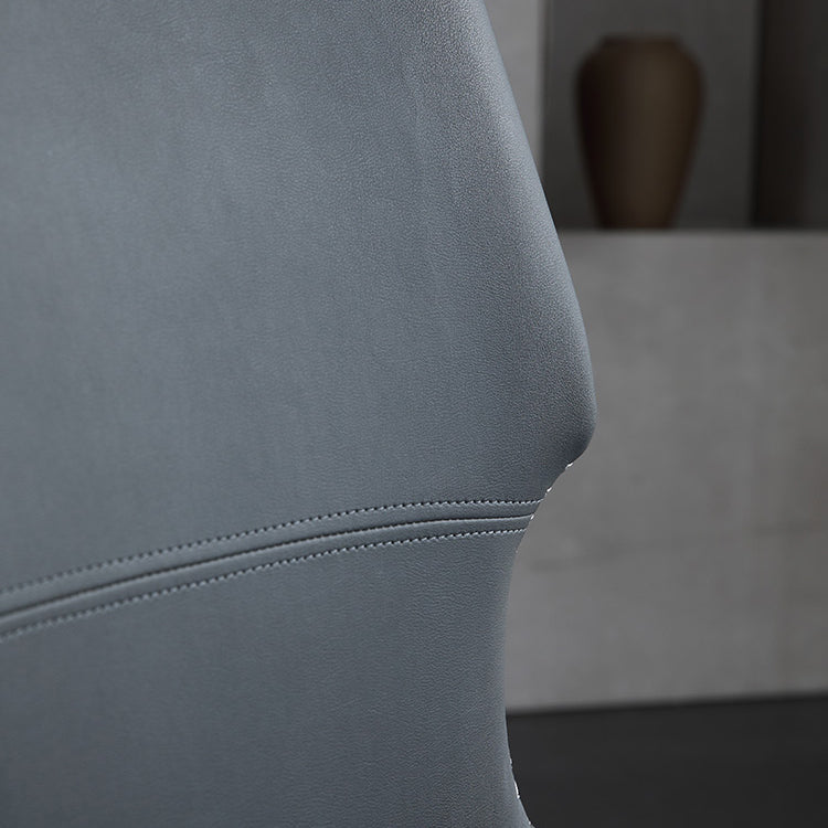 Industrial Wingback Dining Side Chair Dining Room Indoor Armless Chair