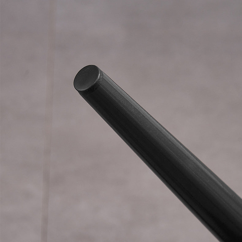 Faux lederen eetkamerstoel glamourstijl Parsons armloze zijstoel