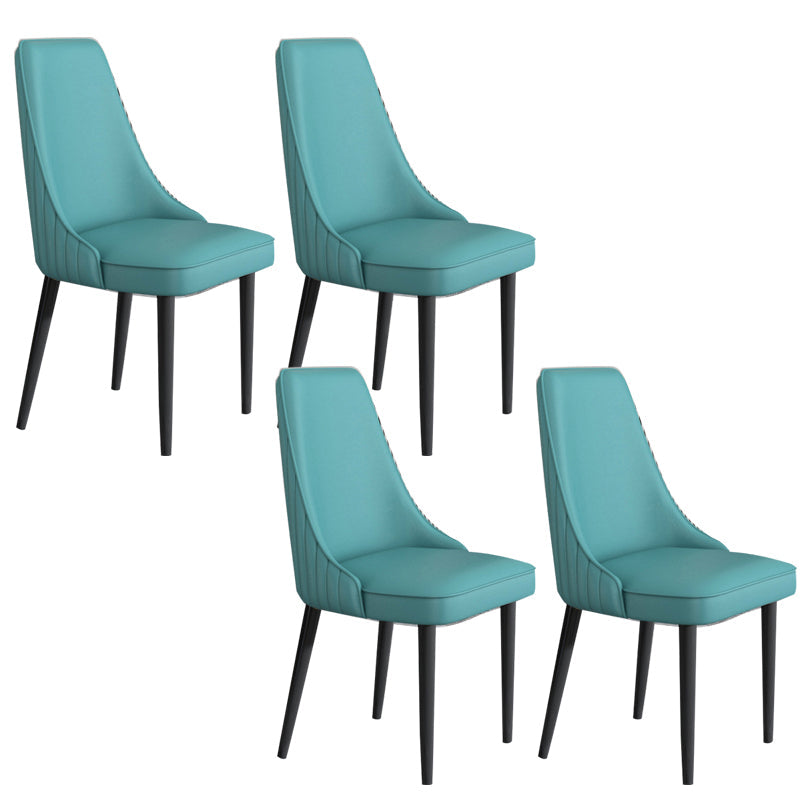 Sedia da pranzo in pelle finta Parsons Casa braccio da pranzo.