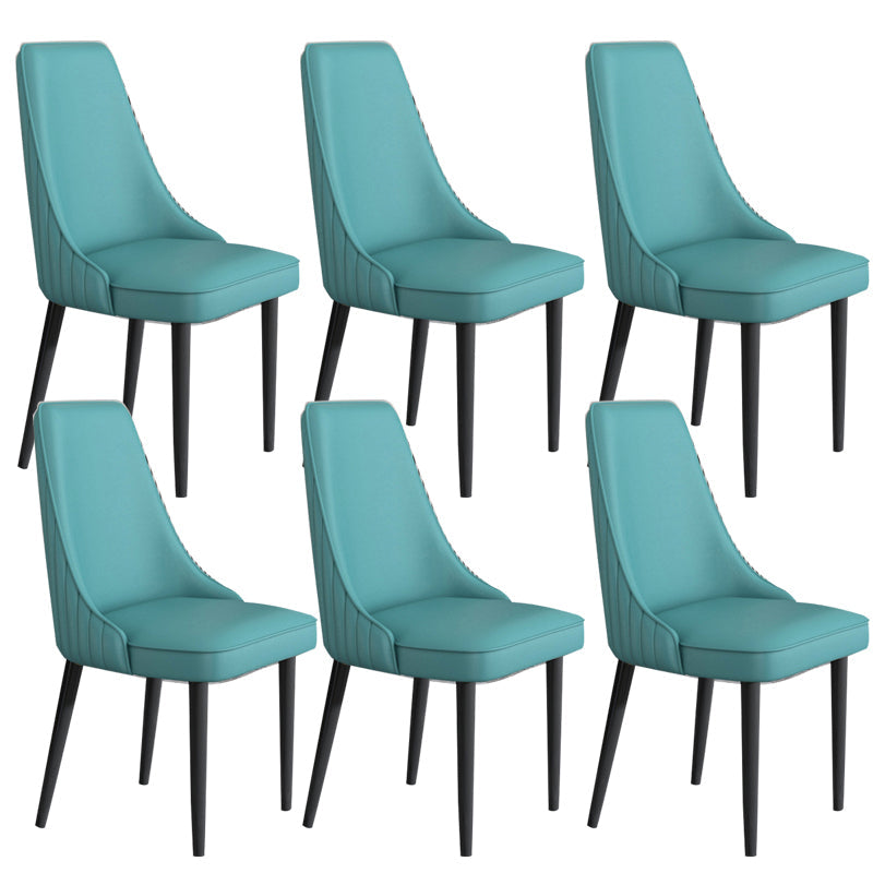 Sedia da pranzo in pelle finta Parsons Casa braccio da pranzo.