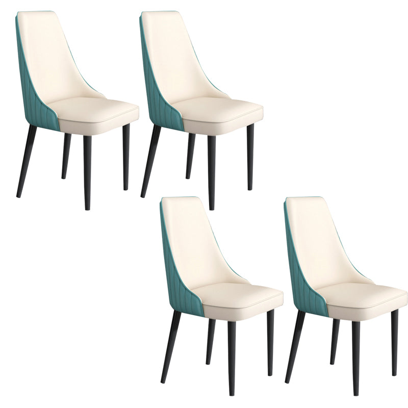 Sedia da pranzo in pelle finta Parsons Casa braccio da pranzo.