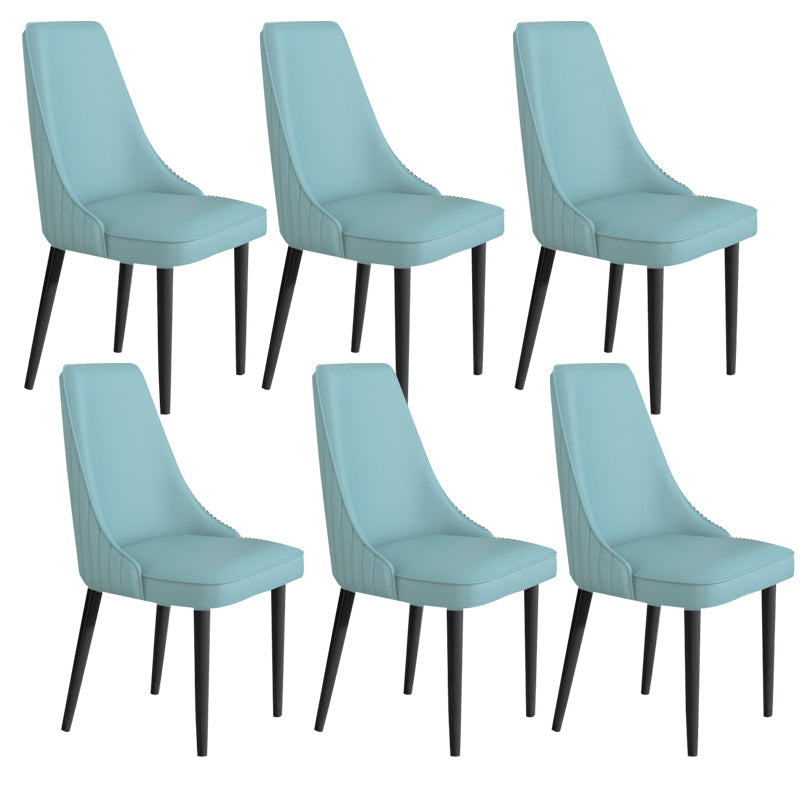 Sedia da pranzo in pelle finta Parsons Casa braccio da pranzo.