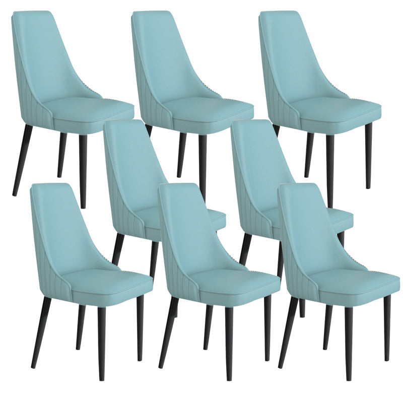 Sedia da pranzo in pelle finta Parsons Casa braccio da pranzo.