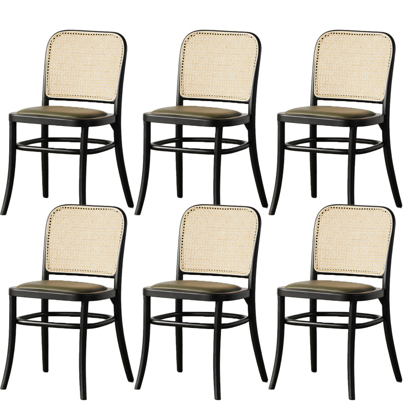 Sedia da patio moderno in legno sedia da pranzo aperta per casa