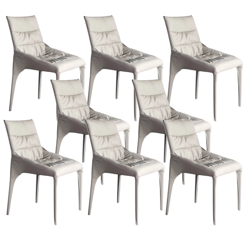 Upholstered Armless Dining Chairs Dining Room Kitchen Parsons Chair