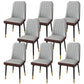 PU Leather Dining Chairs Parsons Armless Side Chair for Restaurant Gray Coffee 8 Piece Set Brass Gold Clearhalo 'Dining Chairs' 'Dining Tables & Seating' 'dining_chair' 'furn' 'furn_dining_chair' 'Furniture' 'Kitchen & Dining Furniture' 6751422