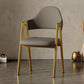 Glam Style Arm Chair 19.3" Wide Open Back Dining Side Chair Set Grey 1 Piece Clearhalo 'Dining Chairs' 'Dining Tables & Seating' 'dining_chair' 'furn' 'furn_dining_chair' 'Furniture' 'Kitchen & Dining Furniture' 6751456
