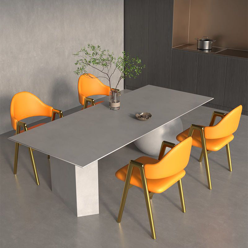 Glam Style Arm Chair 19.3" Wide Open Back Dining Side Chair Set Clearhalo 'Dining Chairs' 'Dining Tables & Seating' 'dining_chair' 'furn' 'furn_dining_chair' 'Furniture' 'Kitchen & Dining Furniture' 6751457