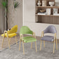 Glam Style Arm Chair 19.3" Wide Open Back Dining Side Chair Set Clearhalo 'Dining Chairs' 'Dining Tables & Seating' 'dining_chair' 'furn' 'furn_dining_chair' 'Furniture' 'Kitchen & Dining Furniture' 6751461