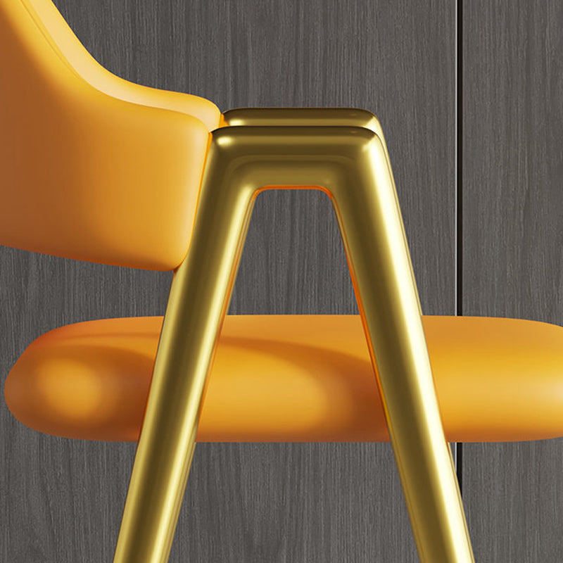Glam Style Arm Chair 19.3" Wide Open Back Dining Side Chair Set Clearhalo 'Dining Chairs' 'Dining Tables & Seating' 'dining_chair' 'furn' 'furn_dining_chair' 'Furniture' 'Kitchen & Dining Furniture' 6751465