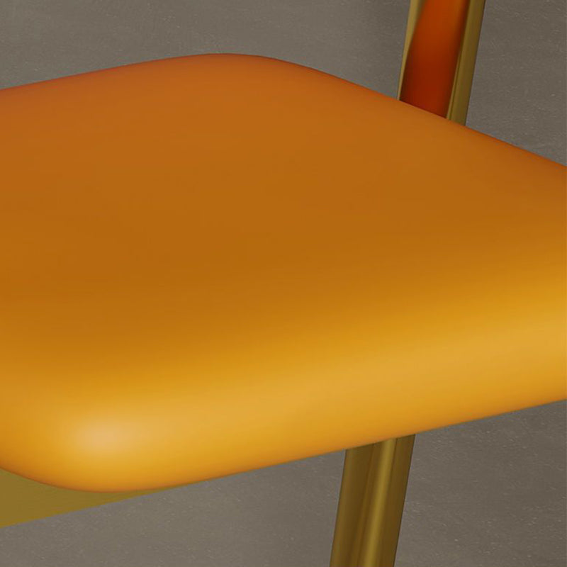 Glam Style Arm Chair 19.3" Wide Open Back Dining Side Chair Set Clearhalo 'Dining Chairs' 'Dining Tables & Seating' 'dining_chair' 'furn' 'furn_dining_chair' 'Furniture' 'Kitchen & Dining Furniture' 6751469
