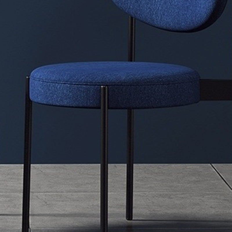 Metaal industriële stijl zijstoel 16 "Wide Open Back Dining zijstoel