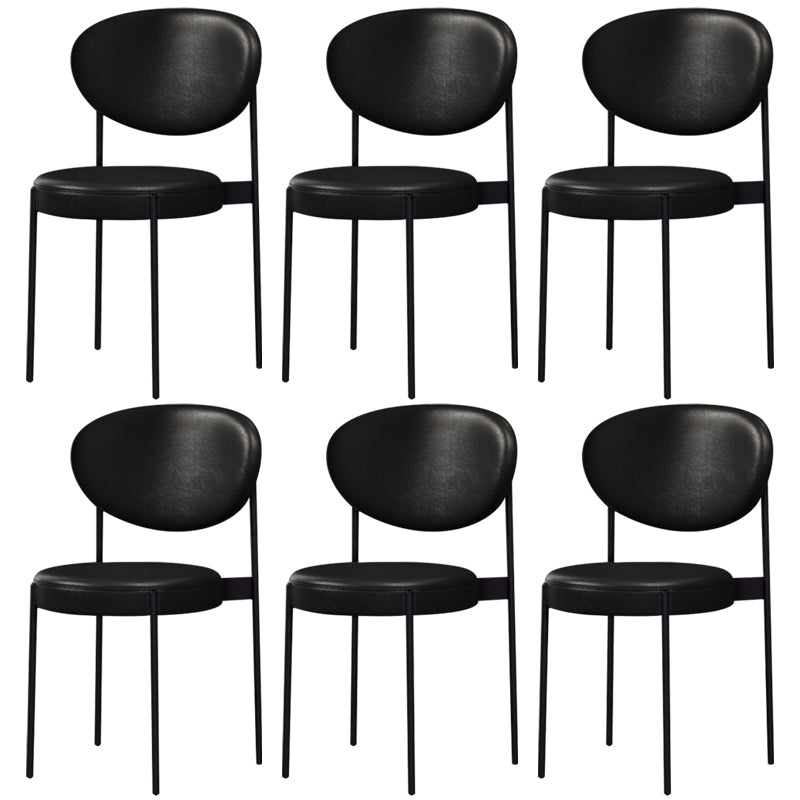 Metaal industriële stijl zijstoel 16 "Wide Open Back Dining zijstoel